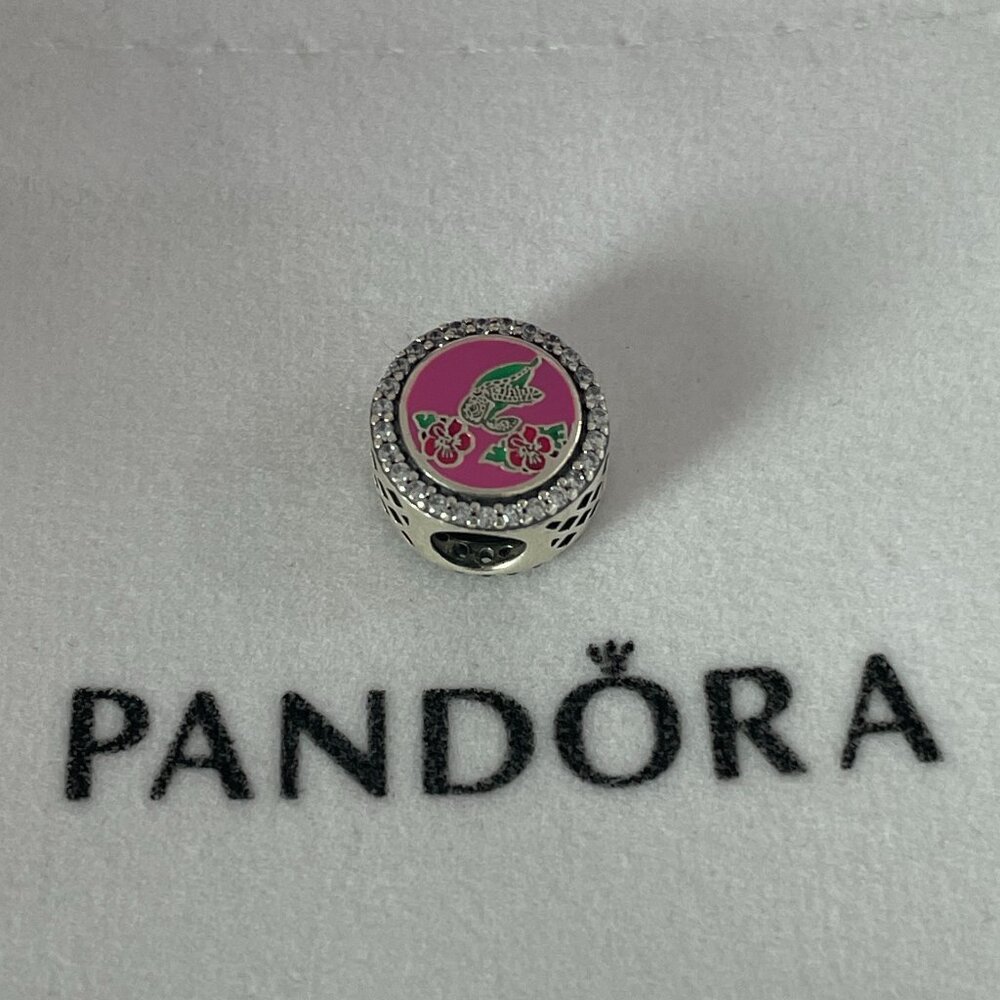PANDORA Aruba Turtle Flowers Sea Charm